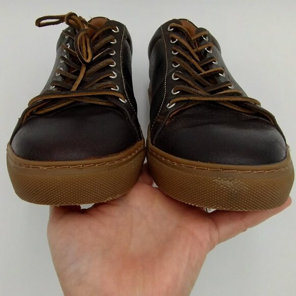 Thursday Everyday Cacao Premier Low Top Sneaker Dark Brown Size 10.5 - Picture 6 of 13